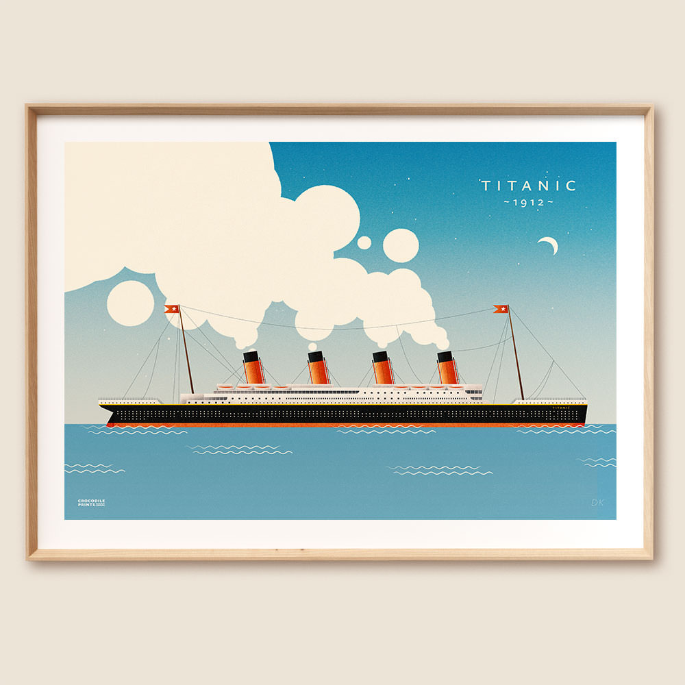 Crocodile Prints Poster za zid Titanic